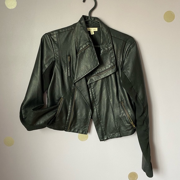 ❌SOLD❌ Silence and Noise Pleather Jacket - Picture 3 of 5